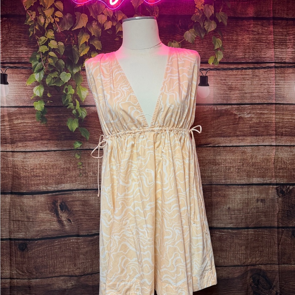 Abercrombie & Fitch Cream and White Patterned Top - Picture 6 of 6